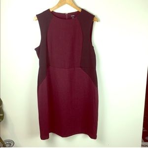 🥀 Burgundy Office Dress 🥀